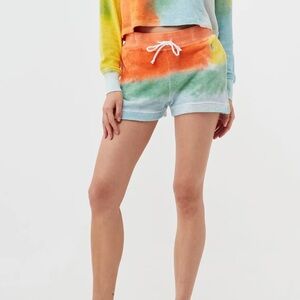 Ralph Lauren Tie-Dye Drawstring Terry Shorts